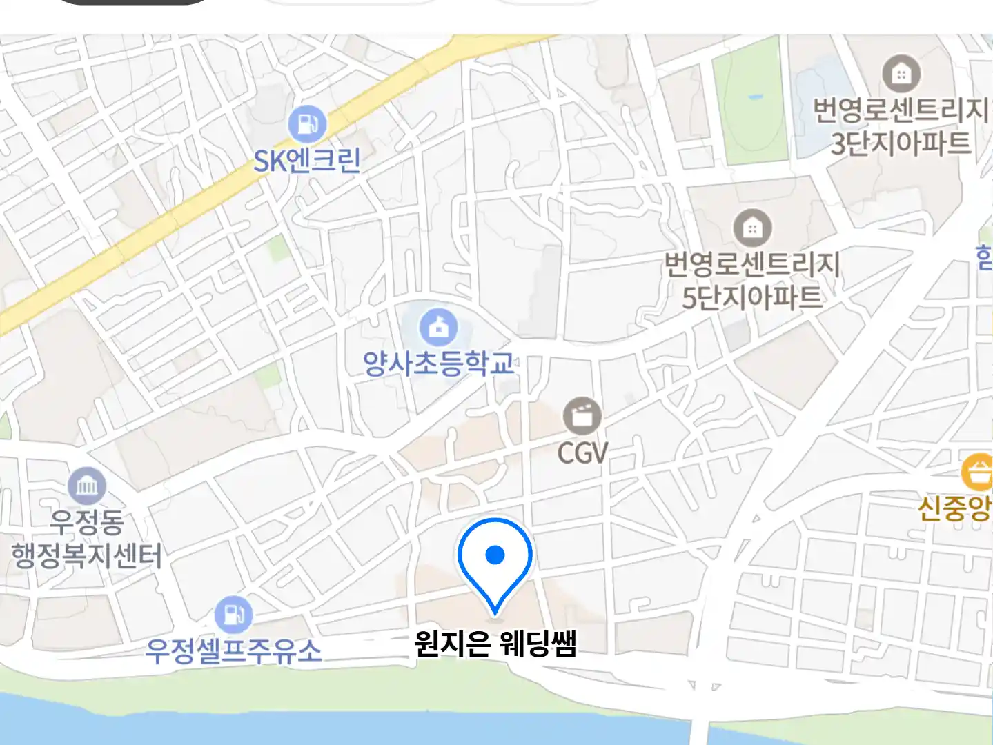 원지은 웨딩쌤 위치