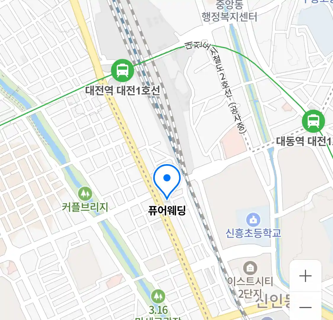 퓨어웨딩 위치