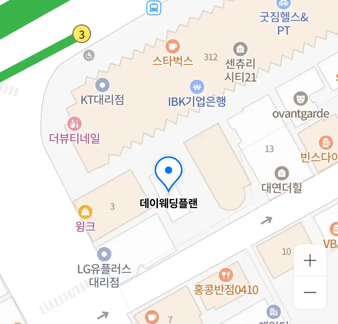 데이웨딩플랜 위치