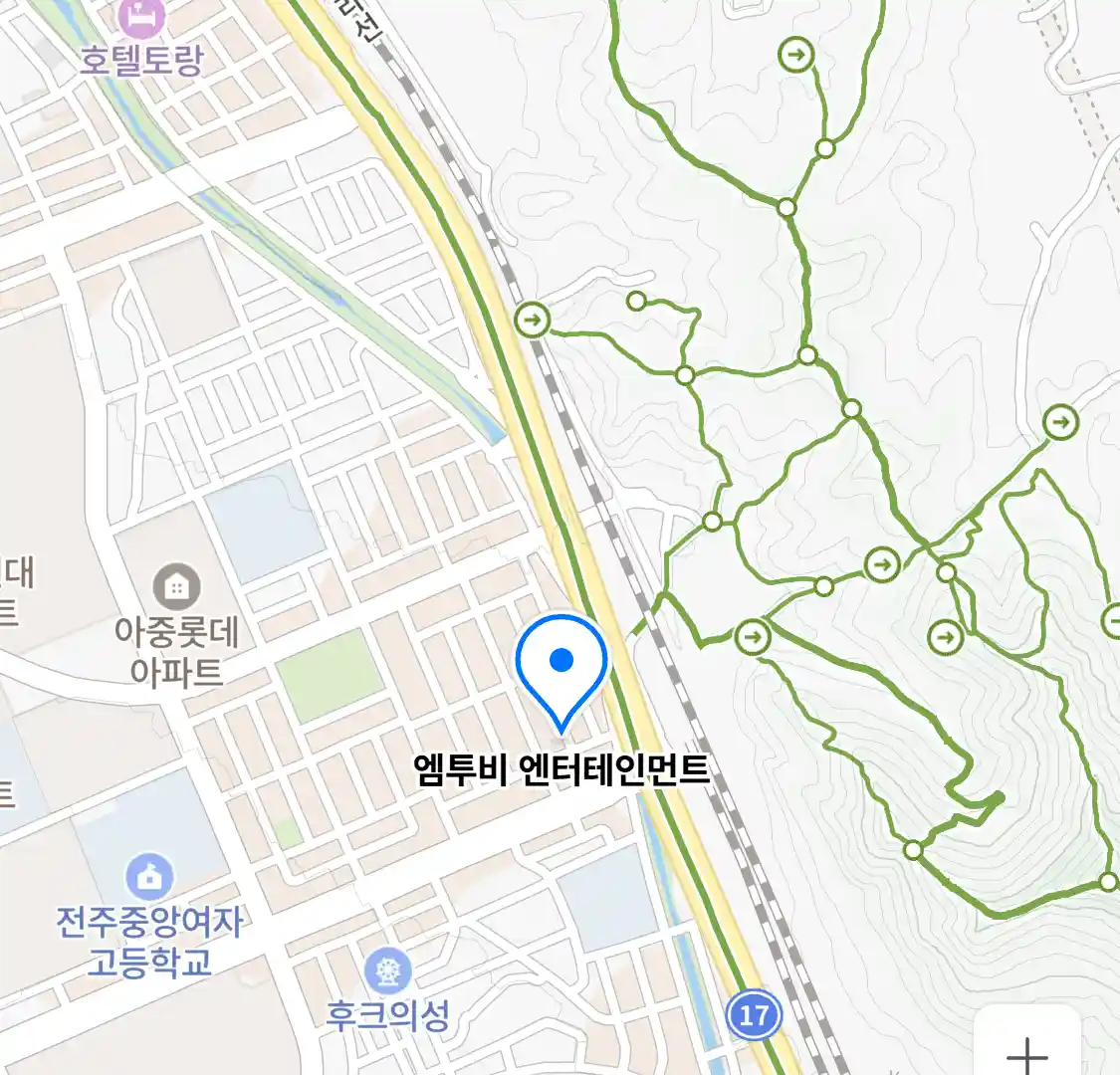 엠투비 엔터테인먼트 위치