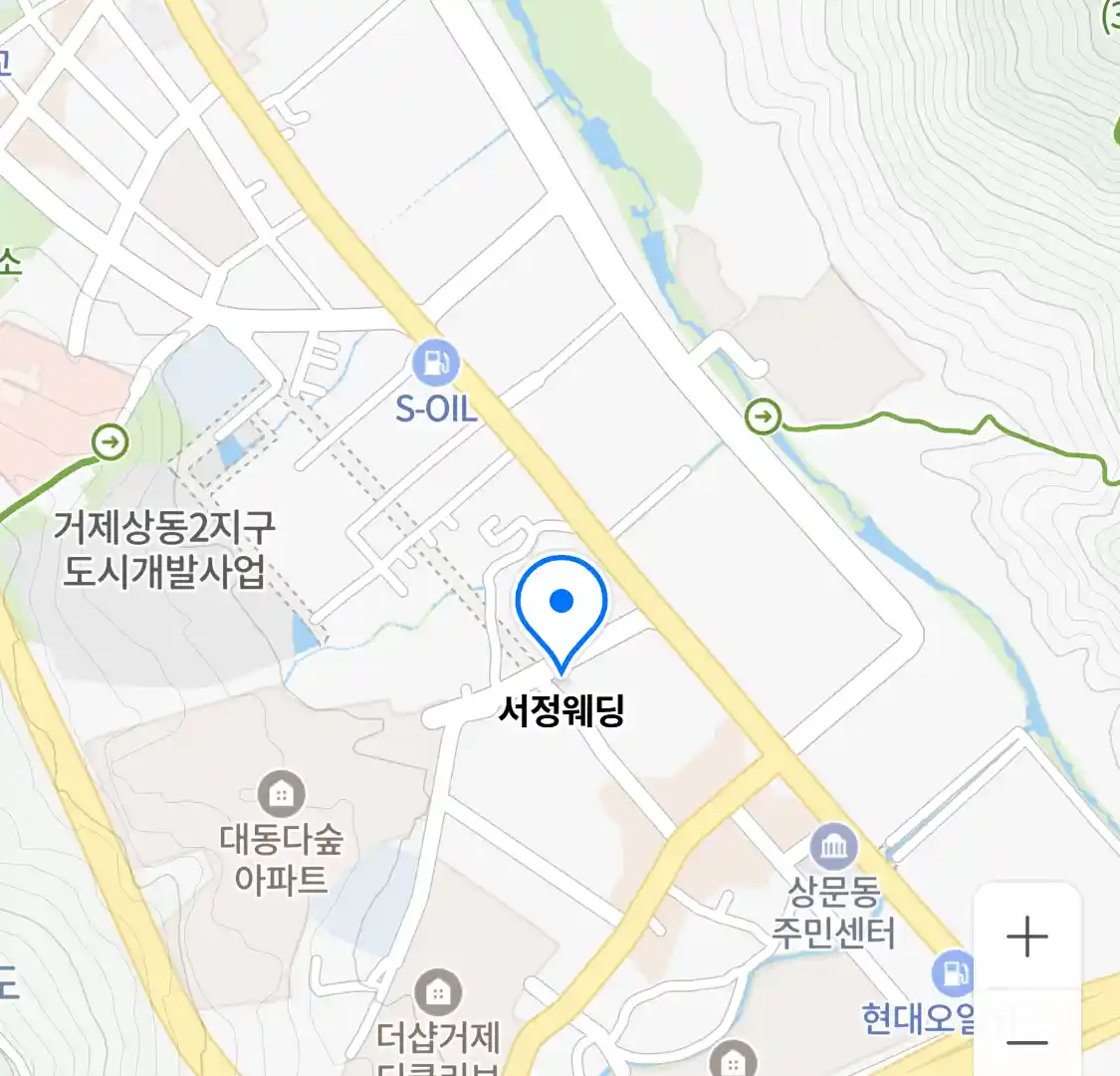 서정웨딩 위치