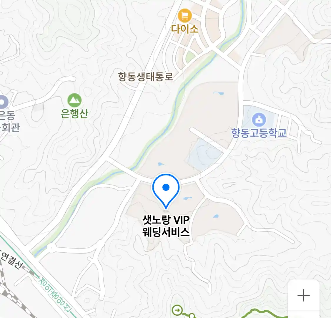 샛노랑 VIP 웨딩서비스 위치