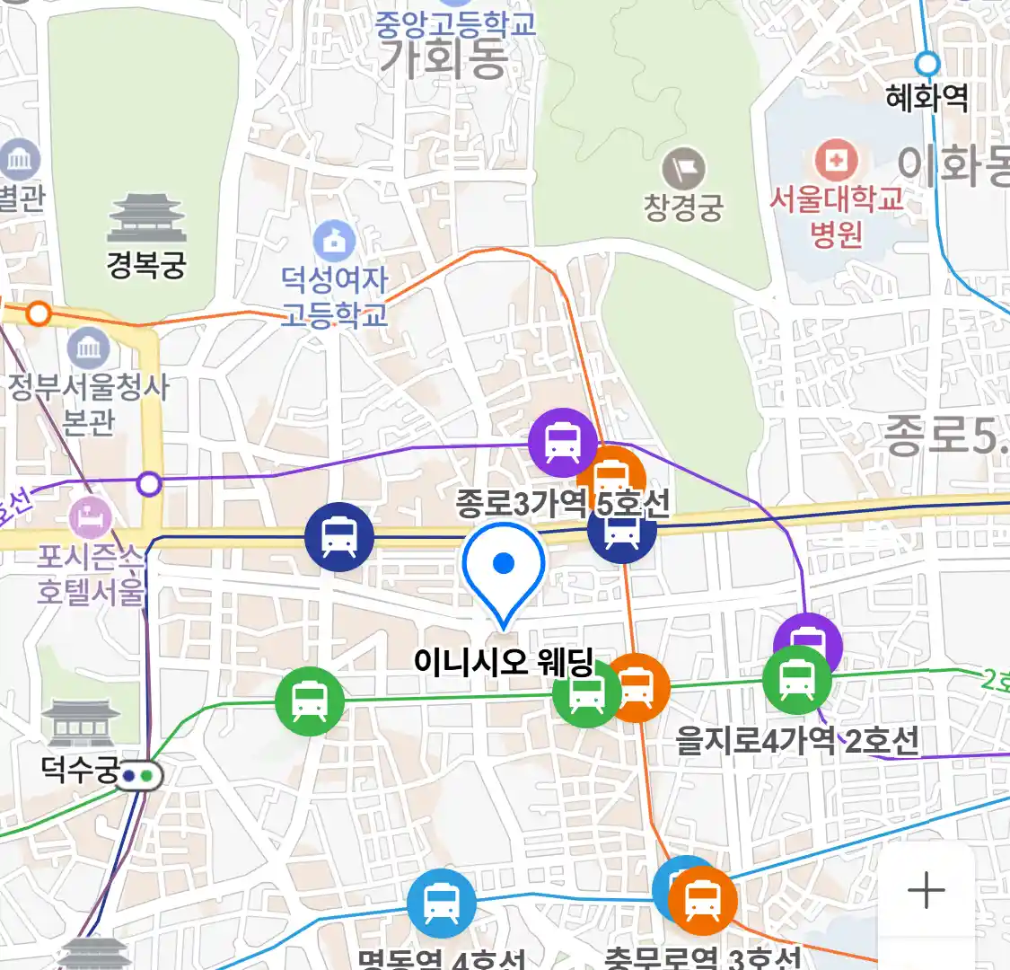 이니시오 웨딩 위치