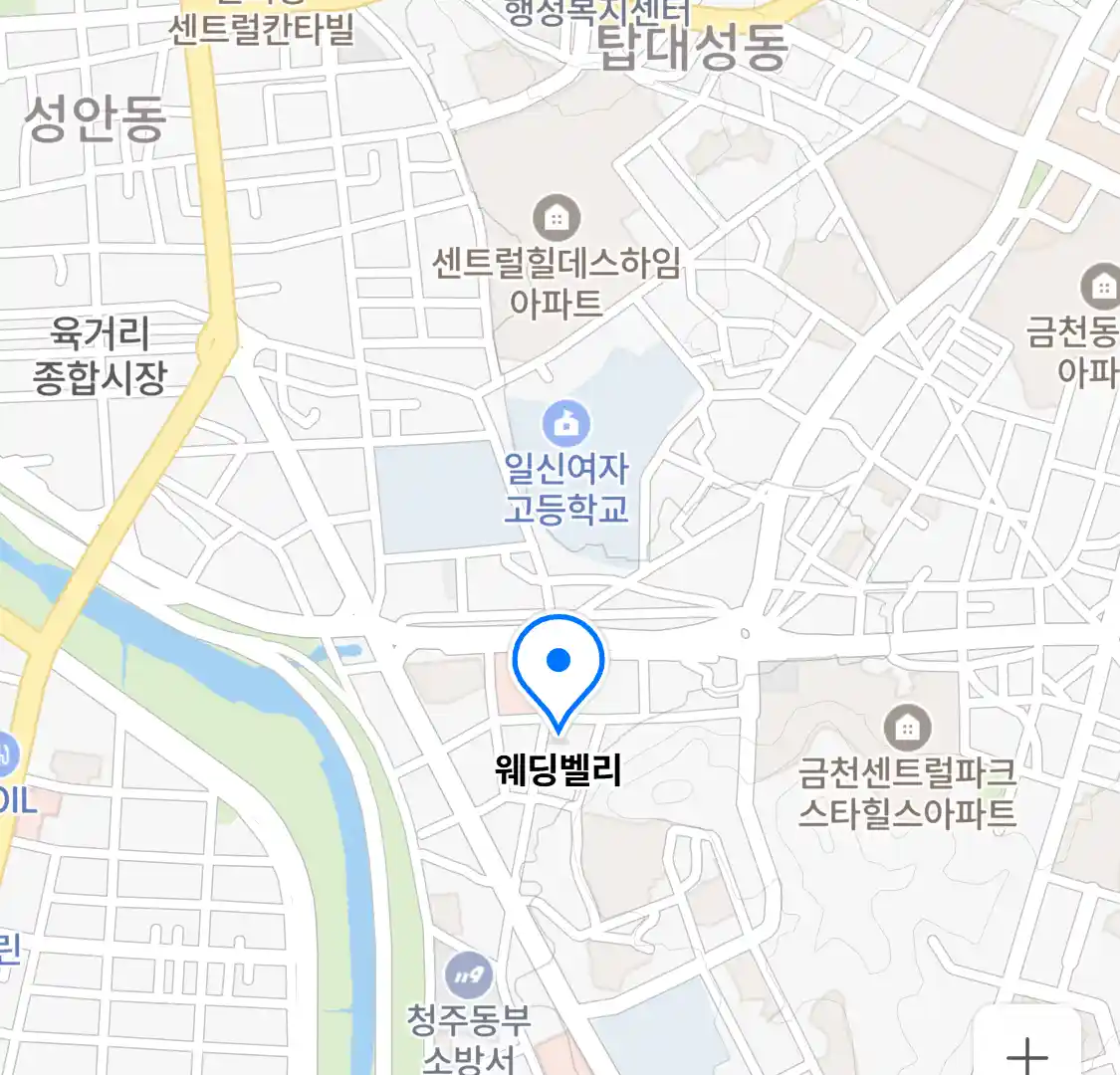 웨딩벨리 위치