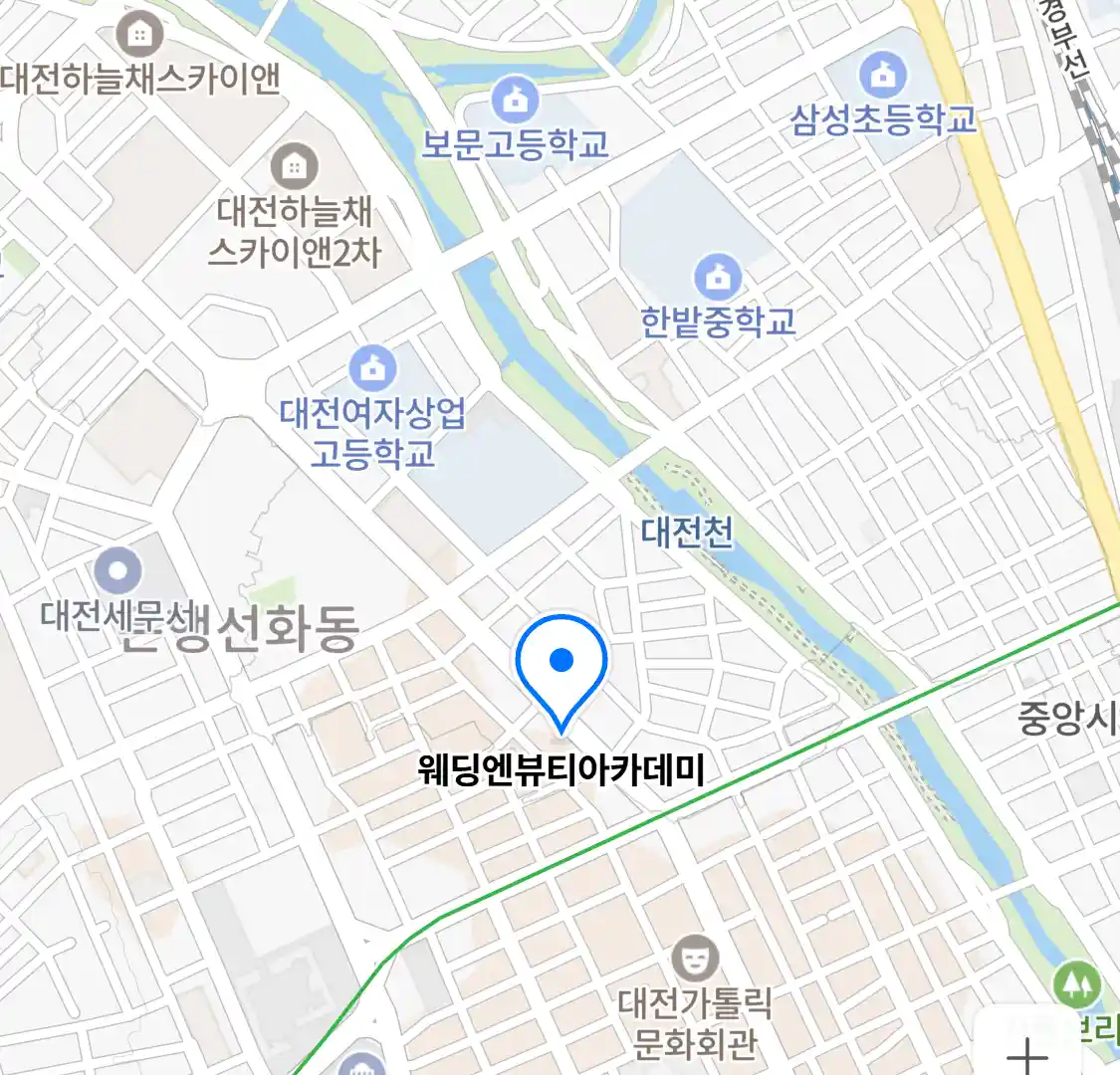웨딩엔뷰티아카데미 위치