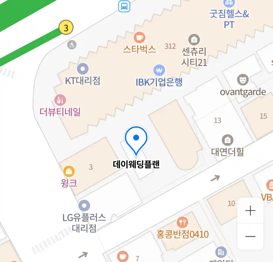 데이웨딩플랜 위치