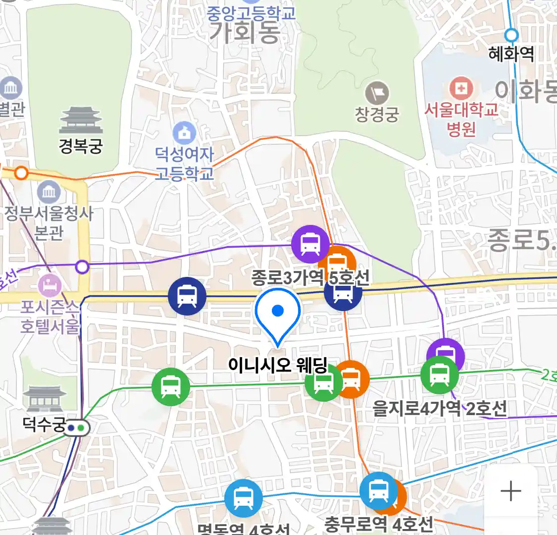 이니시오 웨딩 위치