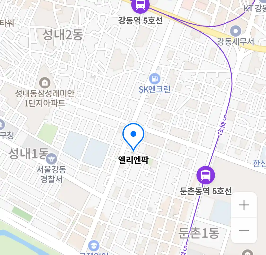 엘리엔팍 위치