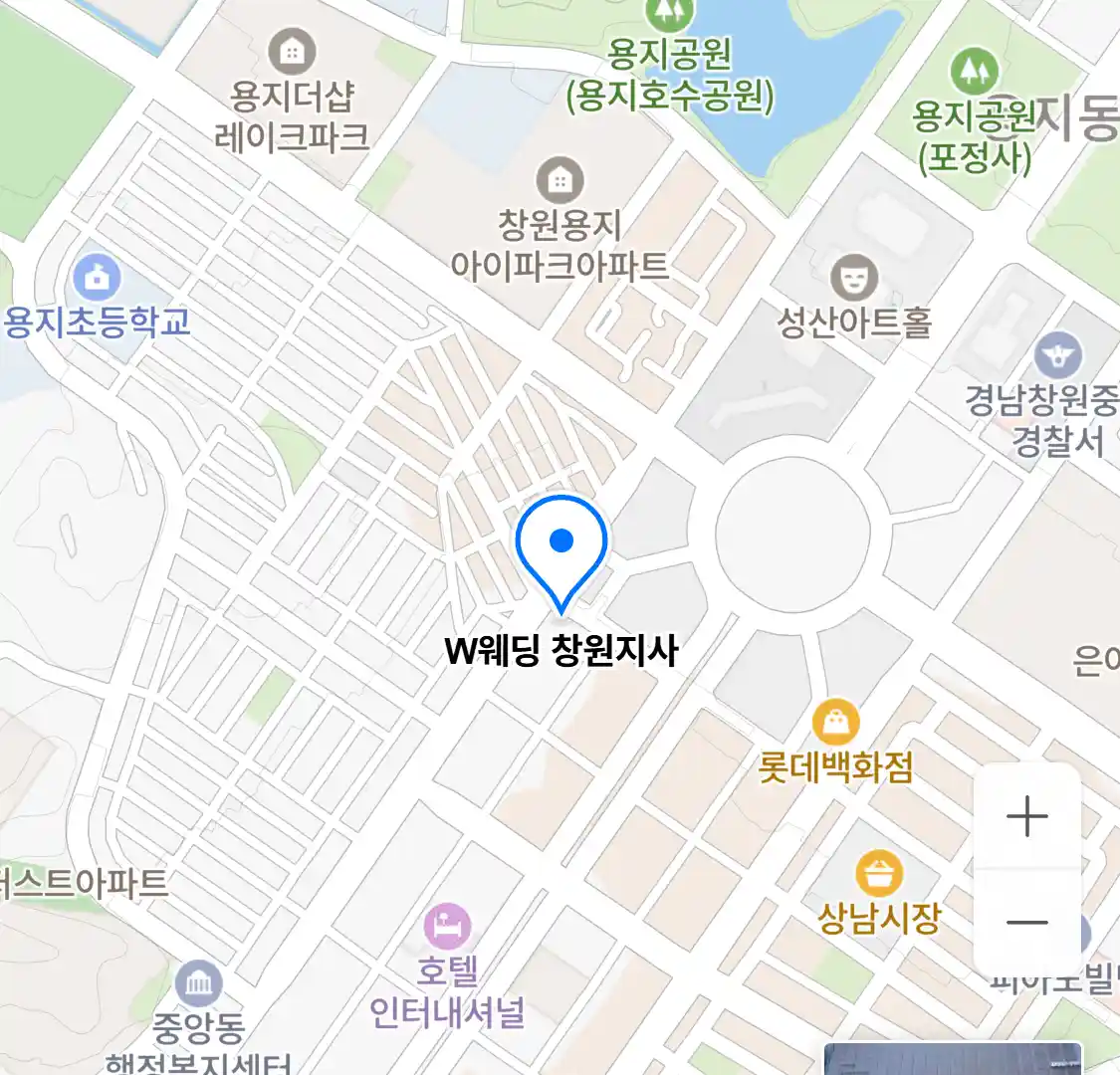 W웨딩 창원지사 위치