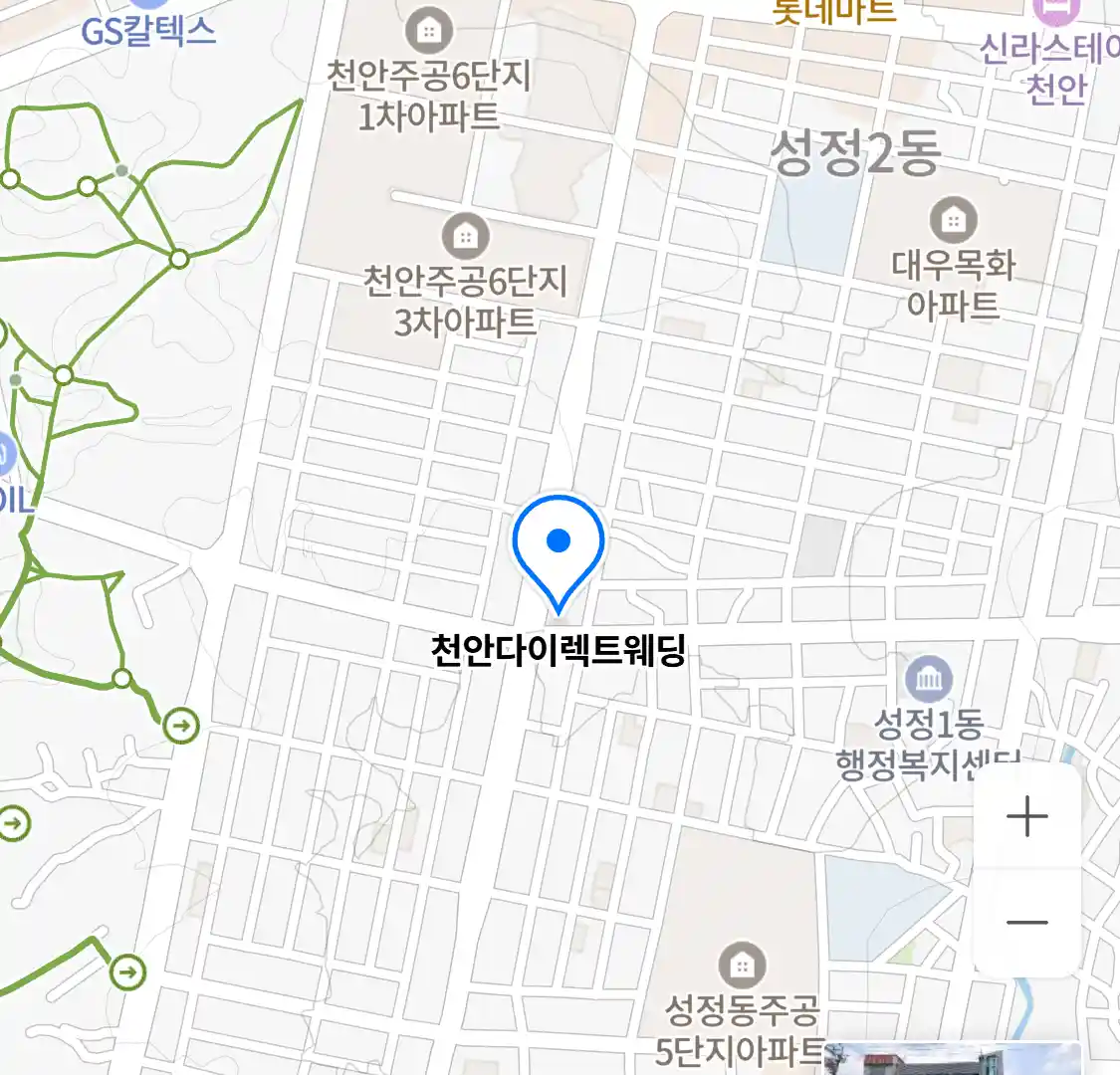 천안다이렉트웨딩 위치