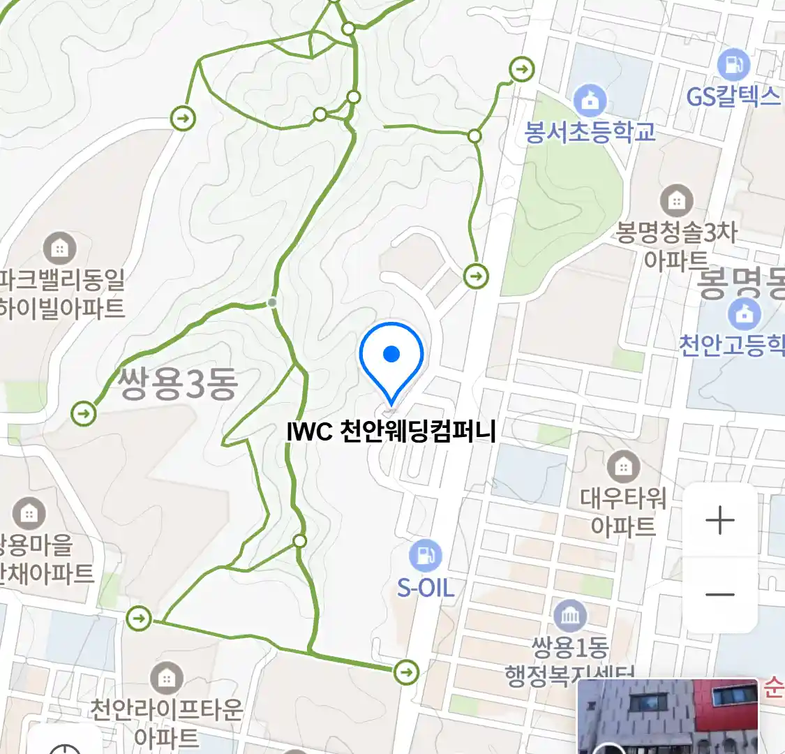 IWC 천안웨딩컴퍼니 위치