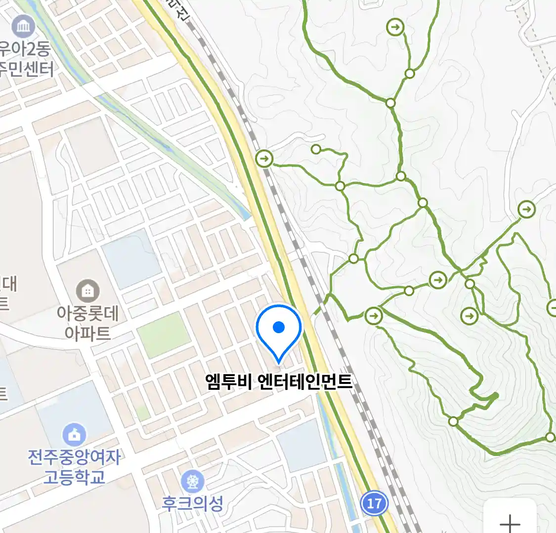 엠투비 엔터테인먼트 위치