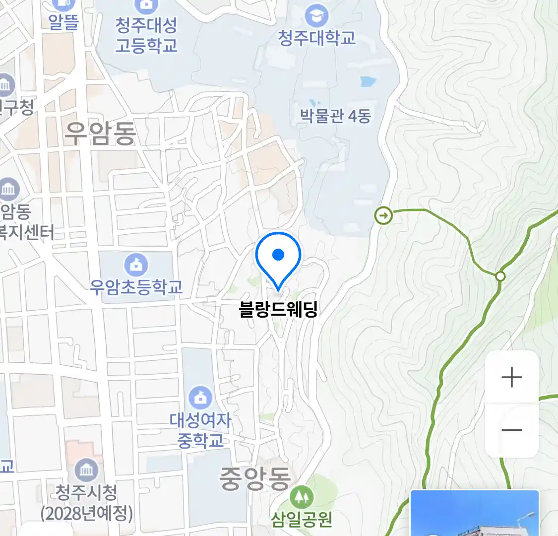 블랑드웨딩 위치